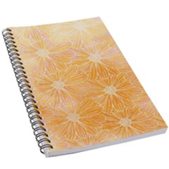 Flowers Pattern Orange Yellow 5 5  X 8 5  Notebook by alllovelyideas