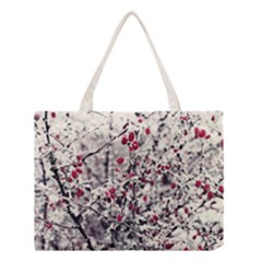 Berries In Winter, Fruits In Vintage Style Photography Medium Tote Bag