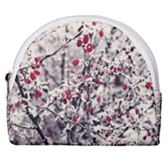 Berries In Winter, Fruits In Vintage Style Photography Horseshoe Style Canvas Pouch