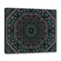 Mandala Vert Noir Pattern Deluxe Canvas 24  x 20  (Stretched) View1