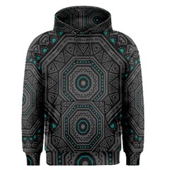 Mandala Vert Noir Pattern Men s Core Hoodie by alllovelyideas