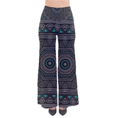 Mandala Vert Noir Pattern So Vintage Palazzo Pants by alllovelyideas