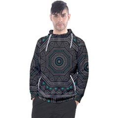 Mandala Vert Noir Pattern Men s Pullover Hoodie by alllovelyideas