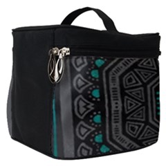 Mandala Vert Noir Pattern Make Up Travel Bag (small) by alllovelyideas