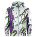 Multicolored Abstract Print Men s Zipper Hoodie View1