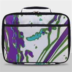 Multicolored Abstract Print Full Print Lunch Bag by dflcprintsclothing