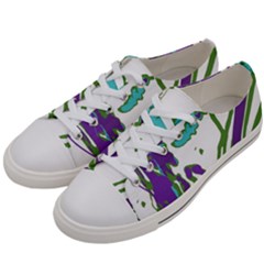 Multicolored Abstract Print Men s Low Top Canvas Sneakers by dflcprintsclothing