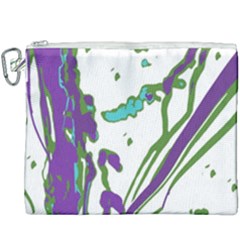 Multicolored Abstract Print Canvas Cosmetic Bag (xxxl) by dflcprintsclothing