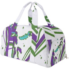 Multicolored Abstract Print Burner Gym Duffel Bag by dflcprintsclothing