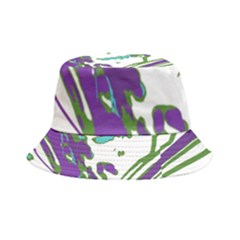 Multicolored Abstract Print Inside Out Bucket Hat by dflcprintsclothing