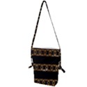 Pattern Geometric Gold Black Folding Shoulder Bag View1