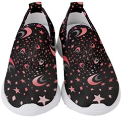 Pattern Lune Étoile Profondeur Kids  Slip On Sneakers by alllovelyideas