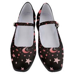 Pattern Lune Étoile Profondeur Women s Mary Jane Shoes by alllovelyideas