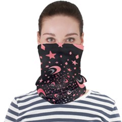 Pattern Lune Étoile Profondeur Face Seamless Bandana (adult)