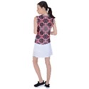 Pattern Rouge Noir Women s Sleeveless Sports Top View2