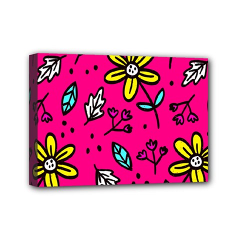 Flowers-flashy Mini Canvas 7  X 5  (stretched) by alllovelyideas