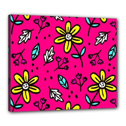 Flowers-flashy Canvas 24  X 20  (stretched) by alllovelyideas