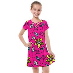 Flowers-flashy Kids  Cross Web Dress by alllovelyideas