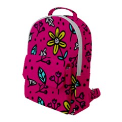 Flowers-flashy Flap Pocket Backpack (large) by alllovelyideas