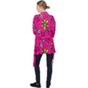 Flowers-flashy Long Sleeve Velvet Kimono  View2