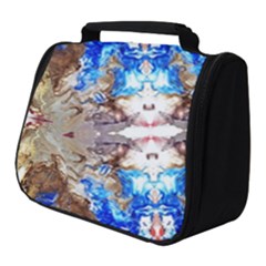 Abstract Acrylic Pouring Art Full Print Travel Pouch (small) by kaleidomarblingart