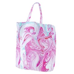 Marbling Art Print Giant Grocery Tote by kaleidomarblingart