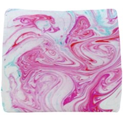 Marbling Art Print Seat Cushion by kaleidomarblingart