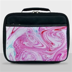 Marbling Art Print Lunch Bag by kaleidomarblingart