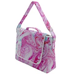 Marbling Art Print Box Up Messenger Bag by kaleidomarblingart