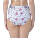 Flowers In One Line Classic High-Waist Bikini Bottoms View2