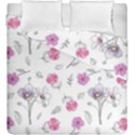 Flowers In One Line Duvet Cover Double Side (King Size) View1