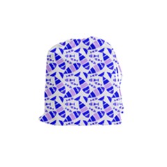 Fish-patern-color Drawstring Pouch (medium) by alllovelyideas