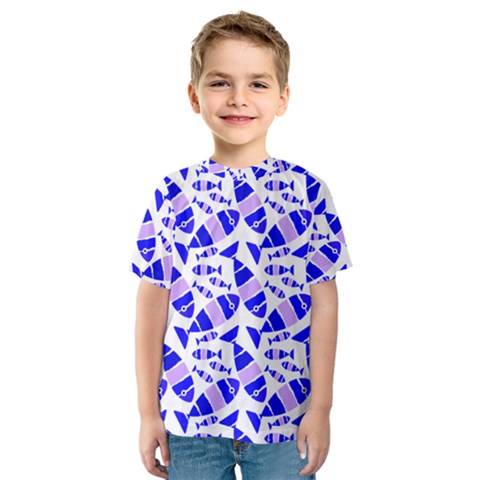 Fish-patern-color Kids  Sport Mesh Tee by alllovelyideas