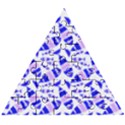 Fish-patern-color Wooden Puzzle Triangle View1