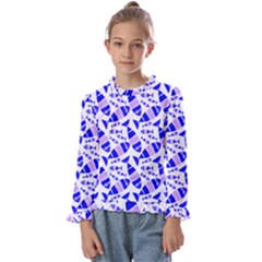 Fish-patern-color Kids  Frill Detail Tee