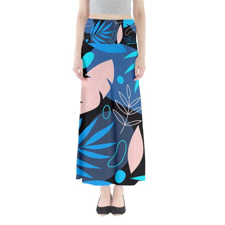 Pattern Nature  Full Length Maxi Skirt