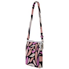 Pattern Feuilles Rose Peche Jaune Multi Function Travel Bag by alllovelyideas