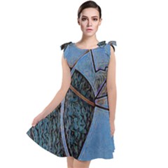 Disparity Blues Tie Up Tunic Dress