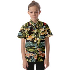 Jungle Kids  Short Sleeve Shirt by PollyParadise