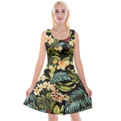 Jungle Reversible Velvet Sleeveless Dress