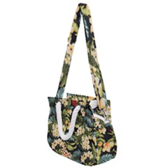 Jungle Rope Handles Shoulder Strap Bag by PollyParadise