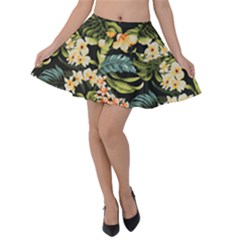 Jungle Velvet Skater Skirt