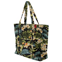 Jungle Zip Up Canvas Bag by PollyParadise