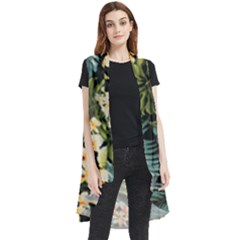 Jungle Sleeveless Chiffon Waistcoat Shirt