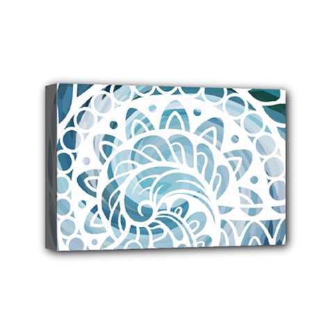 Coquillage-marin-seashell Mini Canvas 6  X 4  (stretched) by alllovelyideas