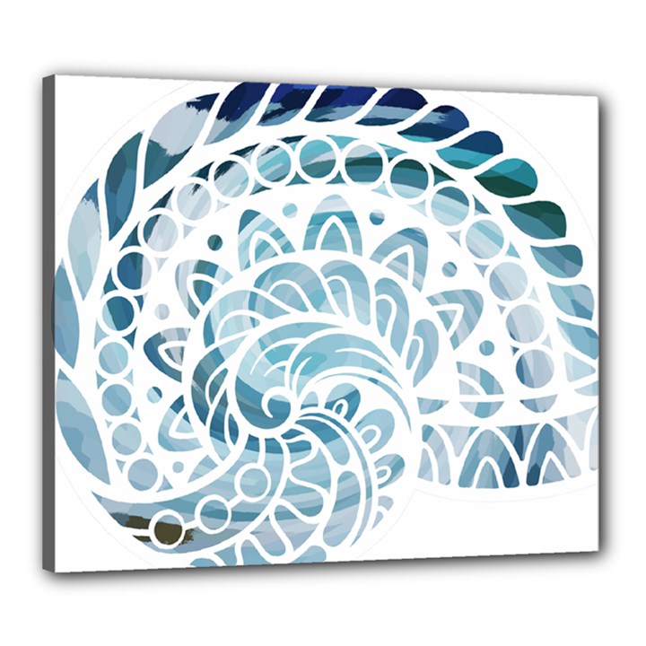 Coquillage-marin-seashell Canvas 24  x 20  (Stretched)