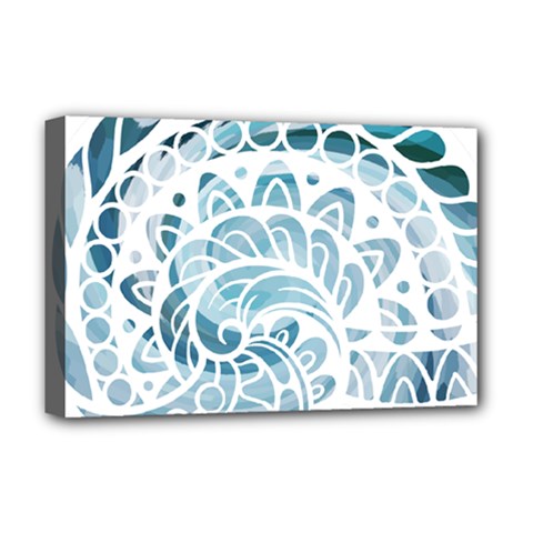 Coquillage-marin-seashell Deluxe Canvas 18  X 12  (stretched) by alllovelyideas