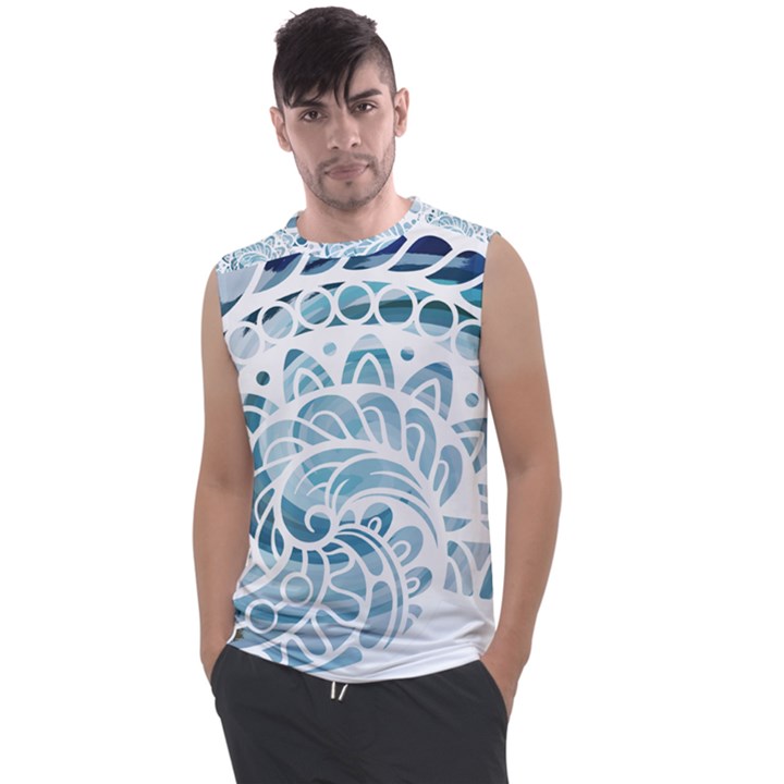 Coquillage-marin-seashell Men s Regular Tank Top