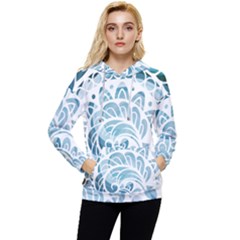 Coquillage-marin-seashell Women s Lightweight Drawstring Hoodie