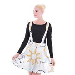 Pattern Mystic Suspender Skater Skirt